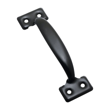 National Hardware National Hardware 5-3/4 in. L Black Steel Door Pull N116-830